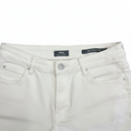 Unisex White Wide Leg Cotton Trousers