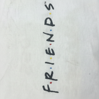 Friends TV Show Women's Logo Graphic White Cotton T-Shirt