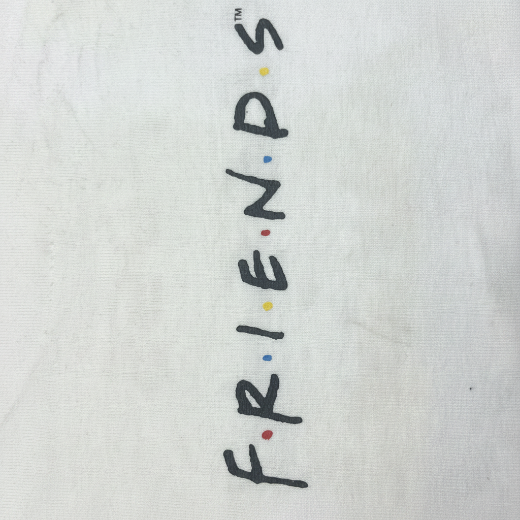 Friends TV Show Women's Logo Graphic White Cotton T-Shirt