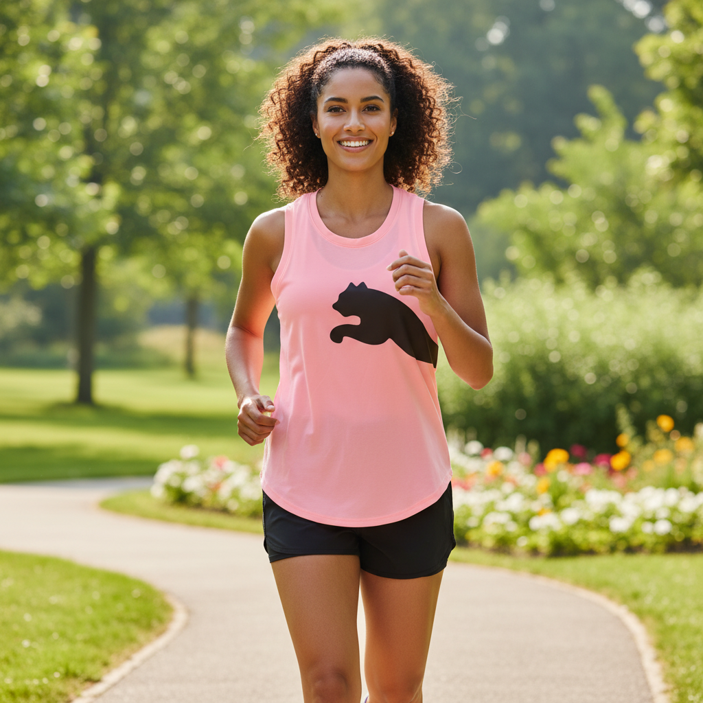 Puma Women's Pink Training Tank Top - Size S