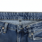 H&M High Waisted Wide Leg Blue Denim Jeans