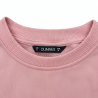 Dunnes Women's Soft Pink Crew Neck Fleece Sweatshirt - Size M