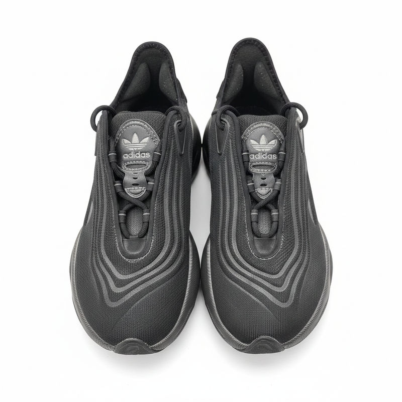 Adidas Charcoal Grey Wavy Mesh Chunky Sneakers