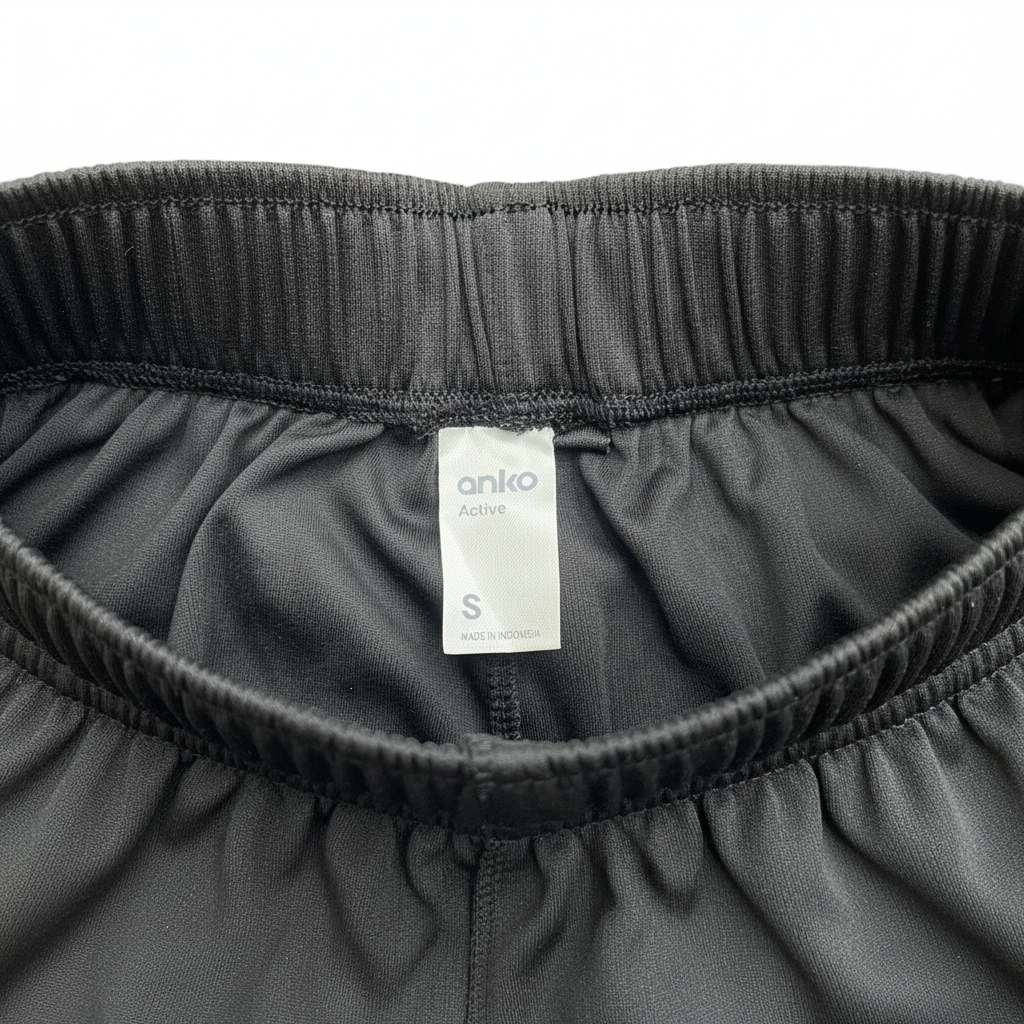 Anko Active Kids' Black Athletic Shorts - Size S