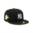 New Era Black NY Yankees Structured Flat Brim Cap