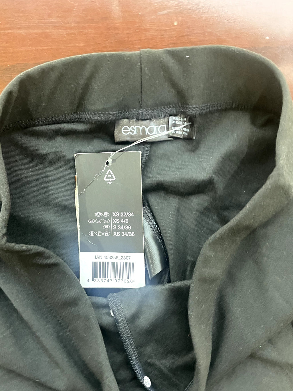 Lidl Black Colorblock Athletic Cycling Shorts