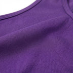 Purple Racerback High-Support Microfiber Sports Bra