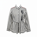 Atmosphere Women's Striped Tie-Waist Tunic Shirt