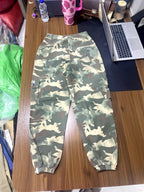 Adidas Originals Camo Ripstop Cargo Joggers with Three-Strip