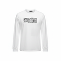 Strassenkicker Men's White Long Sleeve Camo Logo Shirt XXL