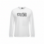 Strassenkicker Men's White Long Sleeve Camo Logo Shirt XXL