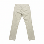 max Men's Beige Straight-Leg Cotton Chino Trousers
