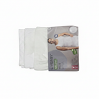 Men's Livergy White Cotton Vests 3-Pack