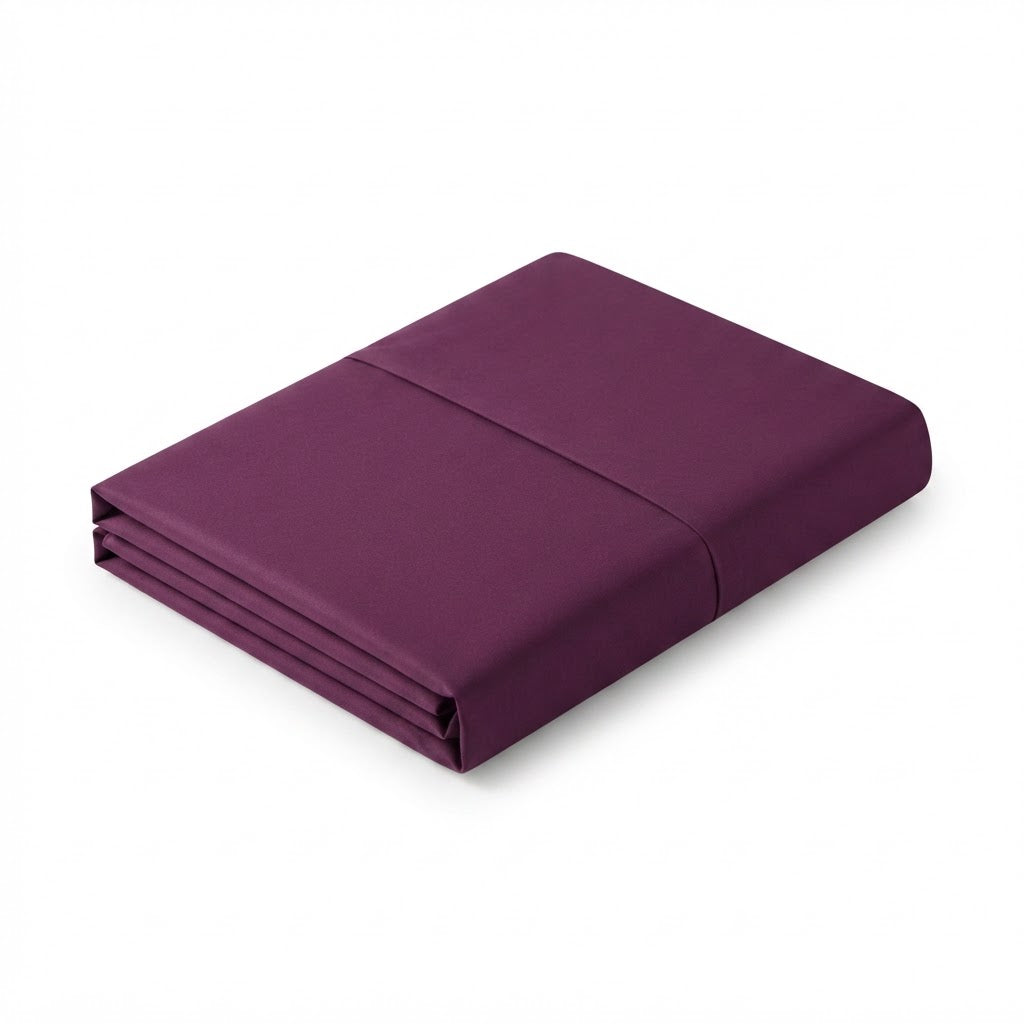 Grandeur Unisex Raspberry King Size Flat Sheet