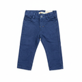Babybol Navy Blue Cotton Stretch Chino Pants - Size 6M