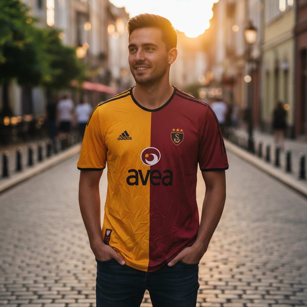 Adidas Galatasaray Avea Home Football Jersey - Men's Size M