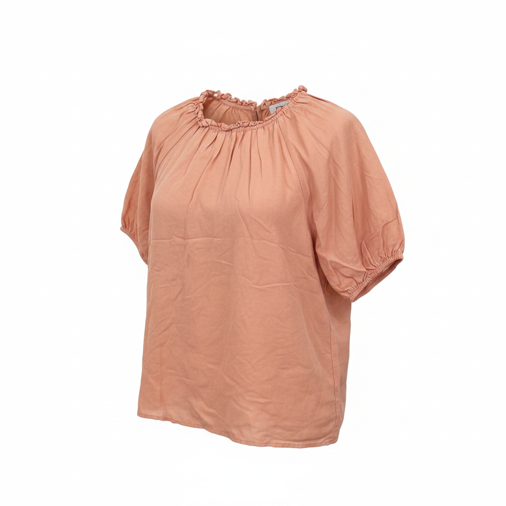 Temple of the Sun Floral Silk Wrap Blouse