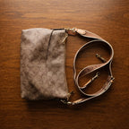 COACH Brown Monogram Coated Canvas Crossbody Bag