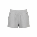 Women's Grey Marl Jersey Drawstring Shorts