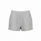 Women's Grey Marl Jersey Drawstring Shorts