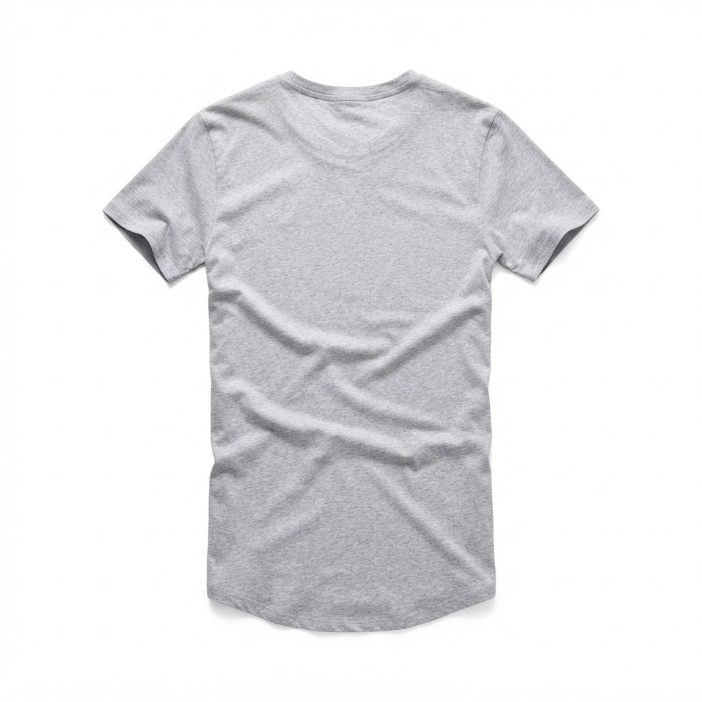 LIVERGY Men's Grey V-Neck Cotton Undershirt