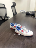 New Balance 550 White Blue Red Sneakers