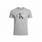 Calvin Klein Jeans Men's Grey Logo Graphic T-Shirt