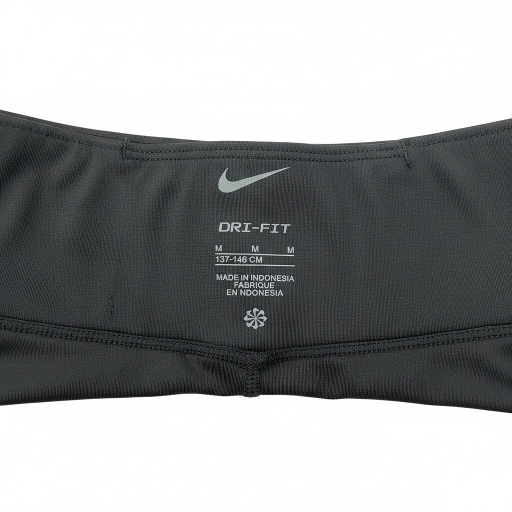 Nike Kids Black Dri-FIT Athletic Leggings Size M