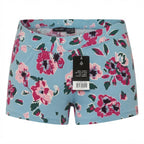 Women's Light Blue Floral Print Pajama Jogger Pants