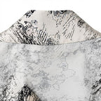 Women's off-white & White Abstract Print Pajama Shirt