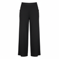Esmara Women's Black Linen Wide Leg Trousers Size L