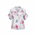 L.A. Angels Women's Floral Print V-Neck Blouse - XL