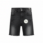 Bad Boy Kids Distressed Dropped Crotch Denim Shorts Black