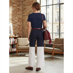 Women's Navy Blue Tailonavy blue Slim Fit Trousers