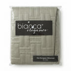 bianca elegance Unisex Cream Quilted Geometric Square Europe