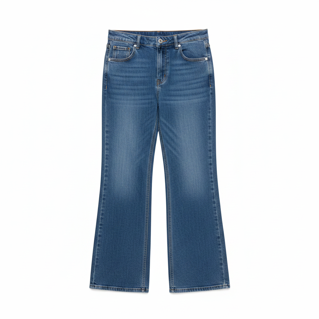 Premium High-Waisted Wide Leg Denim Jeans