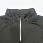 Crivit Men's Black Quarter-Zip Long Sleeve Athletic Top