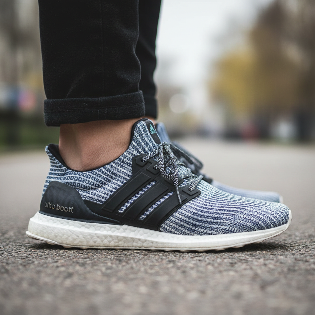 Adidas x Parley Ultraboost Men's Blue Knit Sneakers
