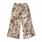 Rockmans Women's Tropical Leaf Print Wide Leg Pants Size 12