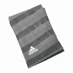 Men's Adidas Grey Striped Performance Polo Shirt