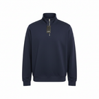 Men's Livergy Navy Blue Quarter-Zip Sweatshirt Pullover