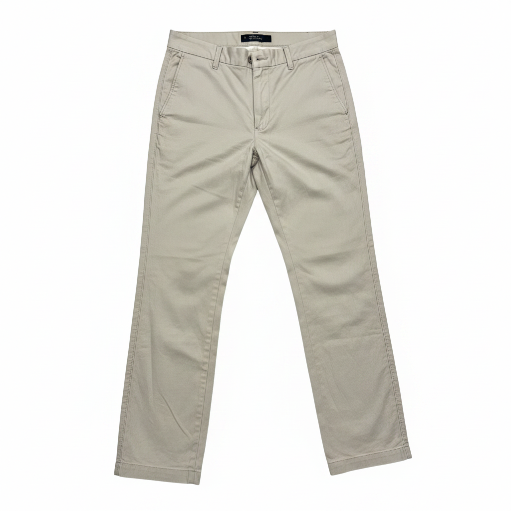 Men's Slim Fit Beige Chino Pants