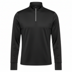 Crivit Men's Black Quarter-Zip Long Sleeve Athletic Top