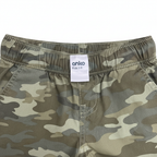 anko Kids' Green Camouflage Woven Drawstring Shorts