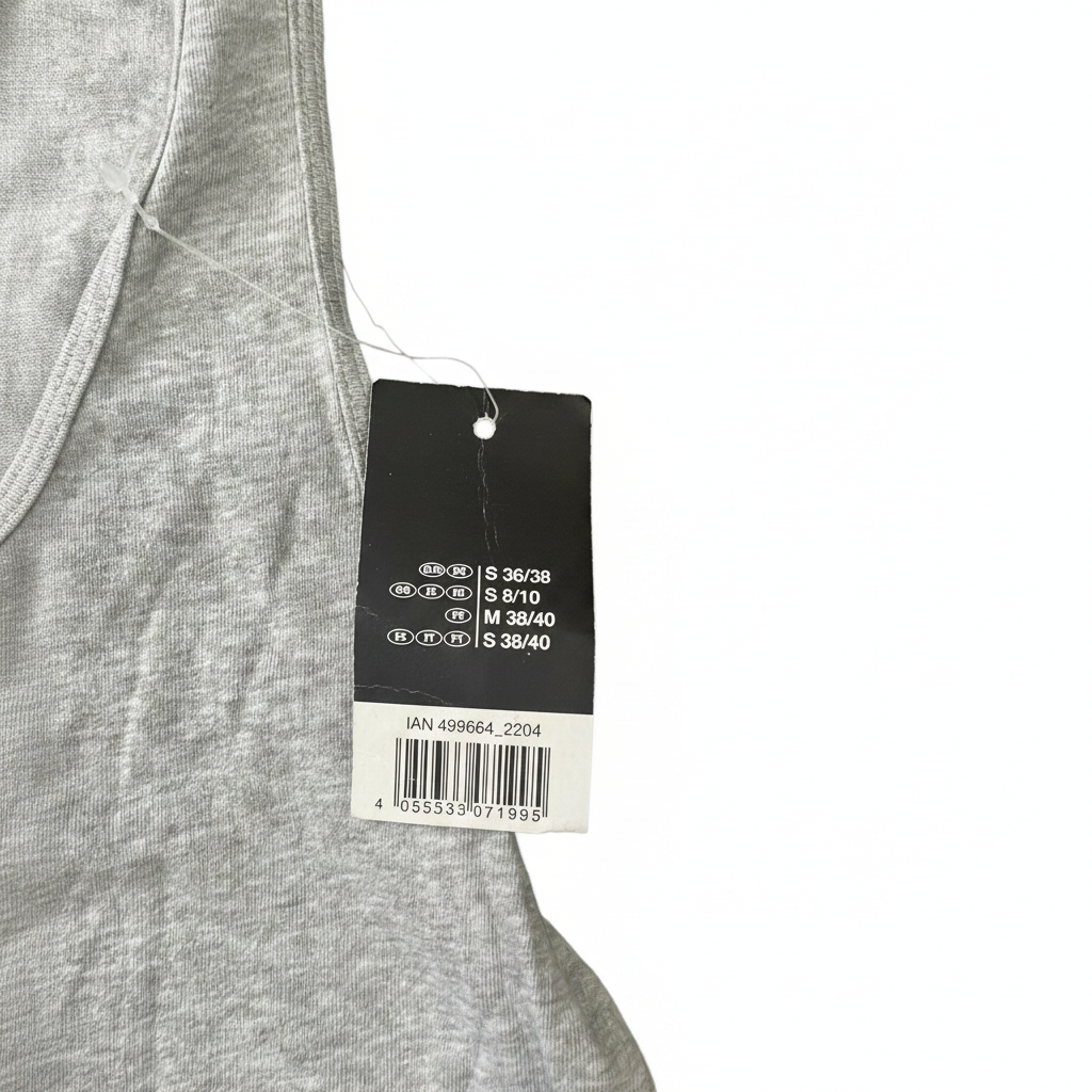 Women's Grey Heathered Scoop Neck Tank Top