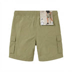 LIVERGY Men's Beige Utility Cargo Shorts with Drawstring