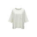 COS Women's Oversized White Cotton Pocket T-Shirt
