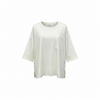 COS Women's Oversized White Cotton Pocket T-Shirt