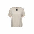 Esmara Women's Beige Linen Blend Relaxed T-Shirt NWT