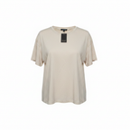 Esmara Women's Beige Linen Blend Relaxed T-Shirt NWT